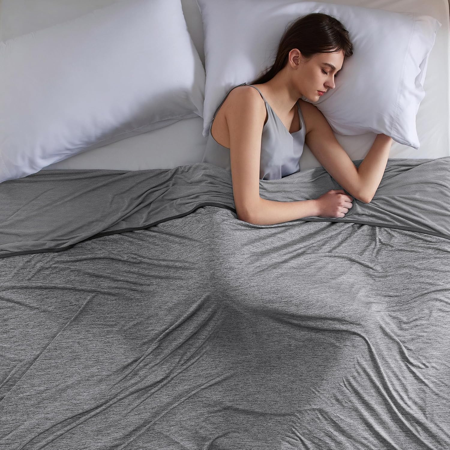 Bedsure Cooling Blanket King Size for Hot Sleepers - Soft & Cool