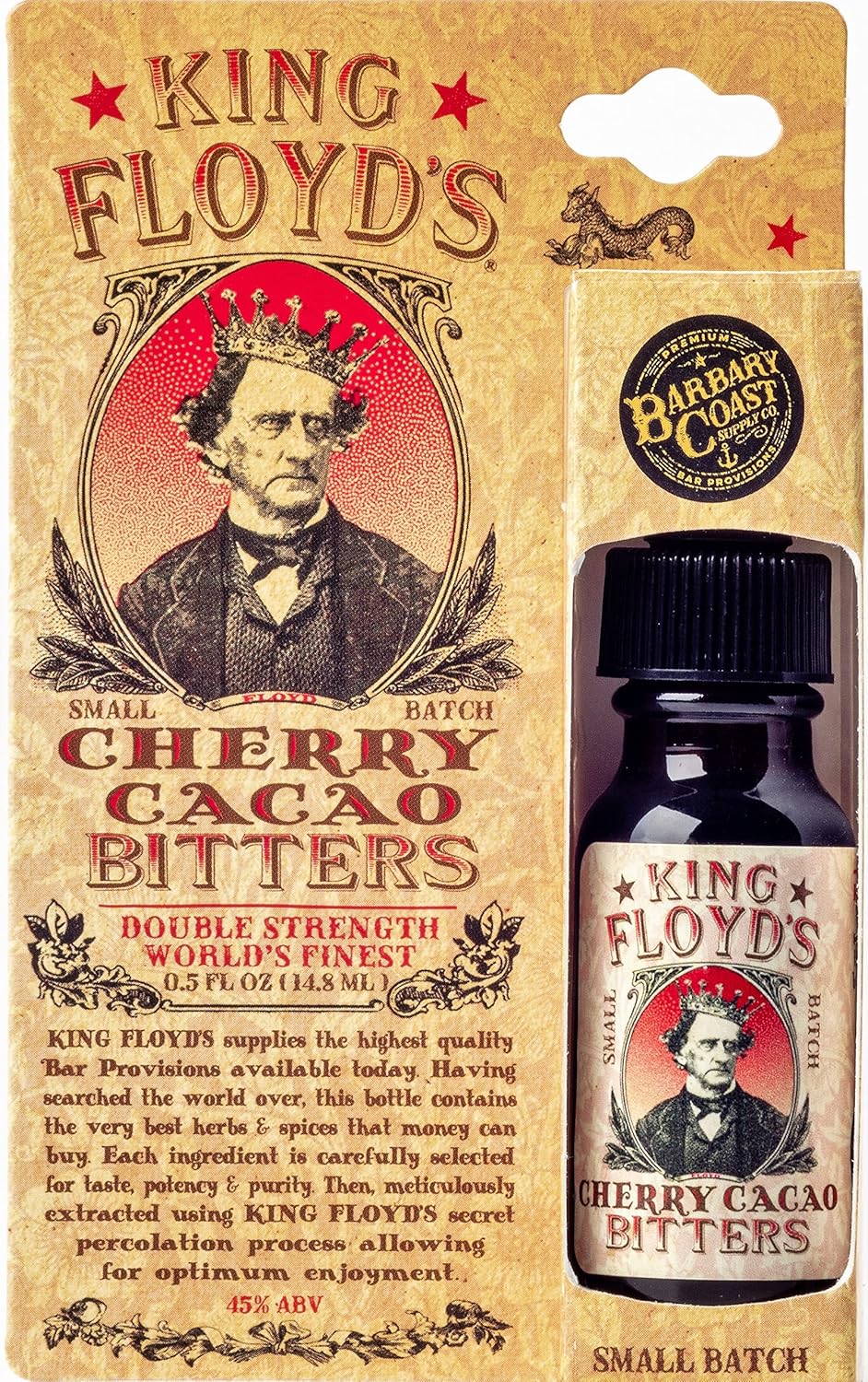 Organic Cherry Cacao Bitters (0.5oz Card) - Crafted Luxe