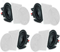 In-wall Bluetooth Ceiling Speaker System - Flush Mount 200W
