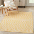 Nourison Positano Indoor/Outdoor Yellow 5ft x 7ft Area Rug Review