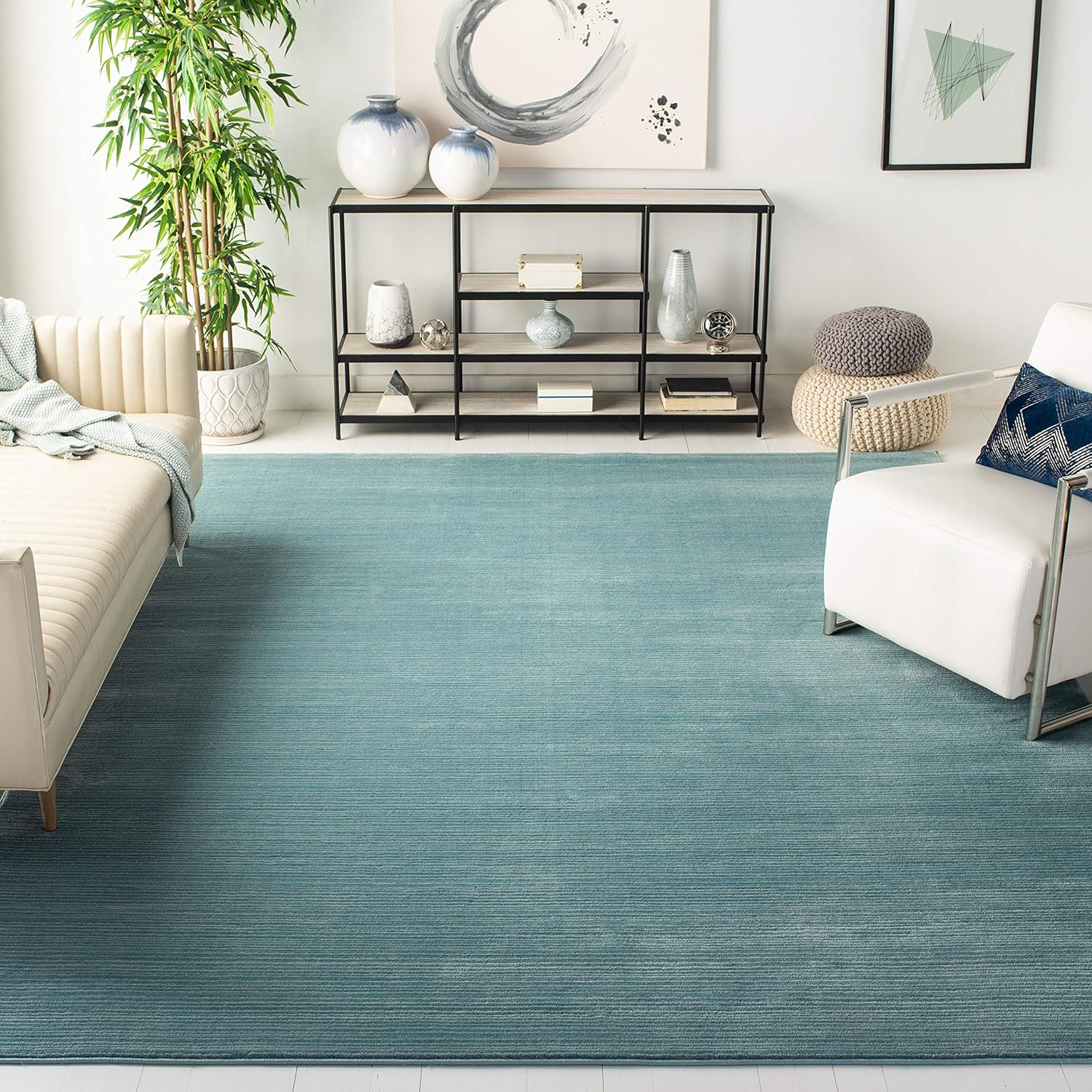 SAFAVIEH Vision Collection Area Rug - Modern Ombre Chic Design