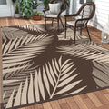 Outdoor Rug 6ft x 9ft Reversible Waterproof Patio Rug - Versatile Fall