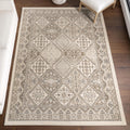 nuLOOM Becca 6-Square Beige Traditional Tiled Area Rug - Durable Style