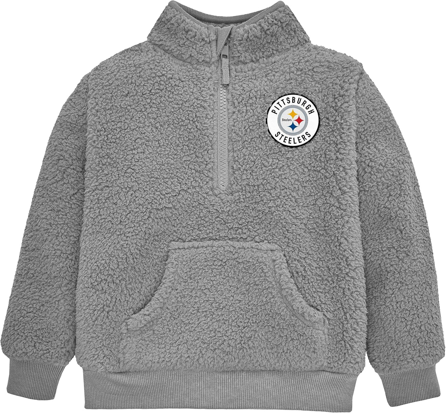 Gerber Baby NFL Team Sherpa Mock Neck Sweatshirt for Comfort