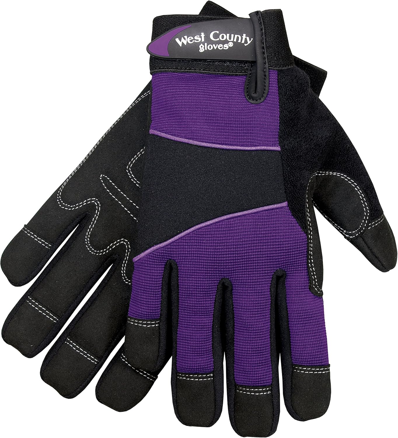 West County Work Gloves - Flexible Spandex Backing