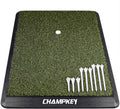 CHAMPKEY Premium Synthetic Turf Golf Hitting Mat - Real Turf Feel