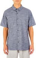 Stylish Hurley Men's Short Sleeve Button Up for Everyday Wear