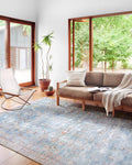 Wynter Collection WYN-06 Teal/Multi 3ft-6in x 5ft-6in
