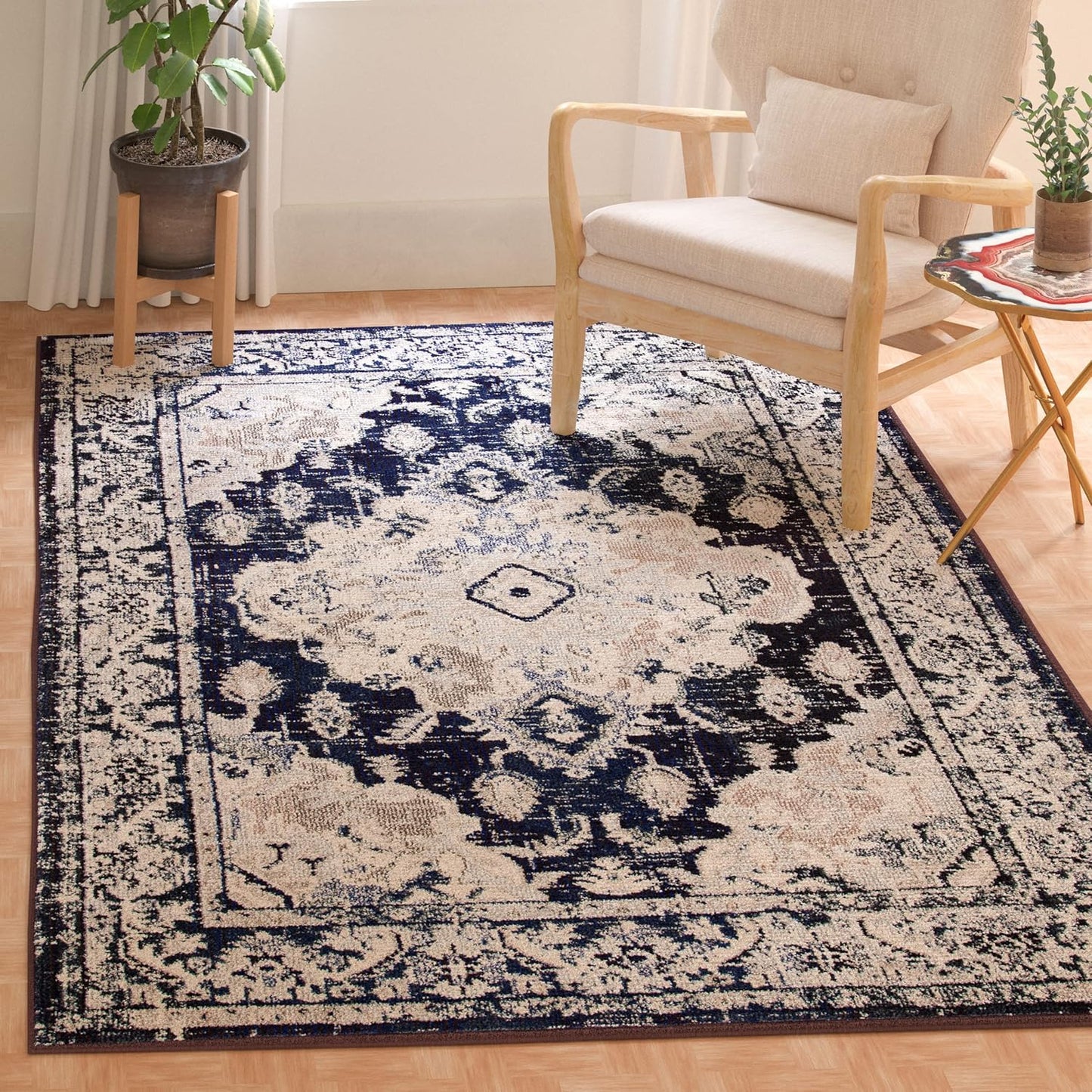 SAFAVIEH Monaco Collection Area Rug - Stylish Boho Chic Design