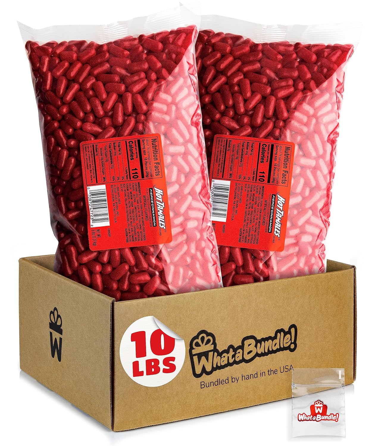 Hot Tamales Cinnamon Chewy Candy Bulk Pack for Spicy Lovers
