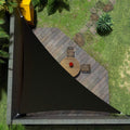 Right Triangle Sun Shade Sail 8ft x 13ft x 15.3ft - 95% UV Protection