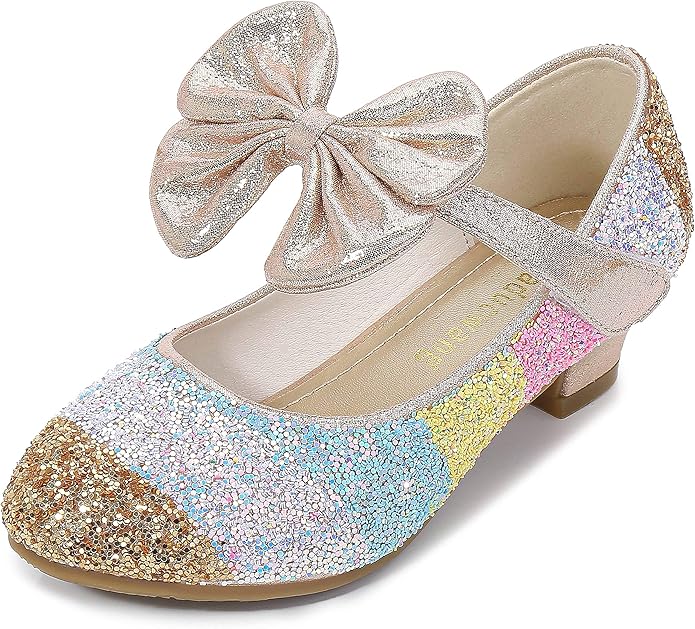 Cadidi Dinos Girls Dress Shoes for Wedding Party Events