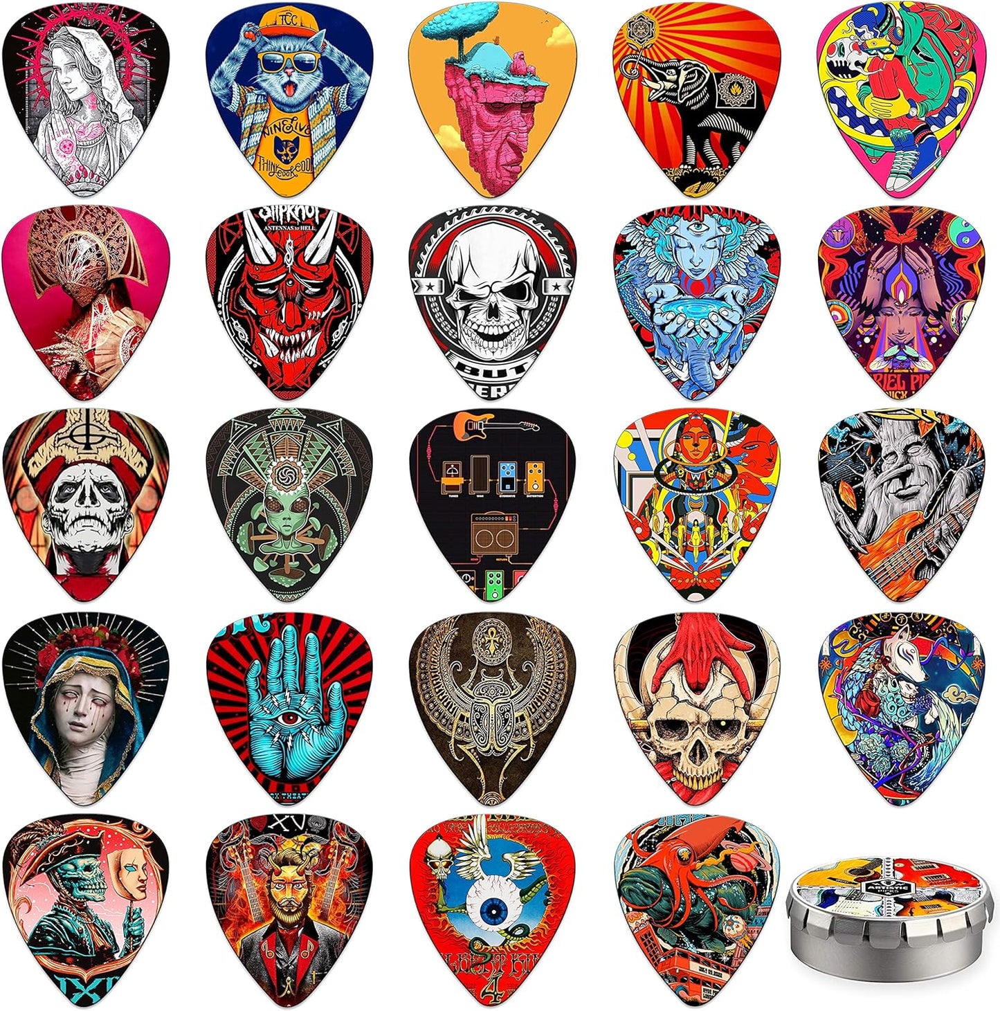 Premium Guitar Picks Set - Perfect Gift for Guitarist!