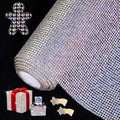 Bling Rhinestone Sheet Roll 15.8 x 39.48 in - Self-Adhesive Crystal