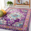 SAFAVIEH Monaco 4 ft x 5 ft7 in Rug - Distressed Medallion, Easy Care