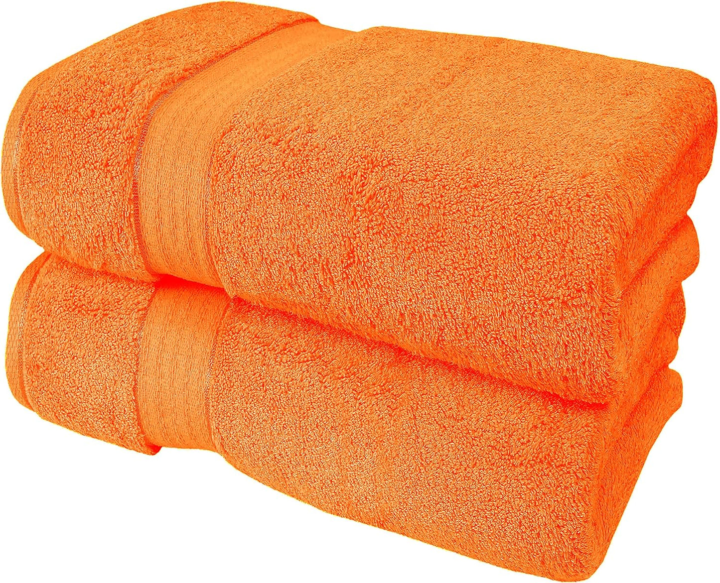 GLAMBURG 700 GSM Premium Cotton Bath Sheet Set - Luxury Quality