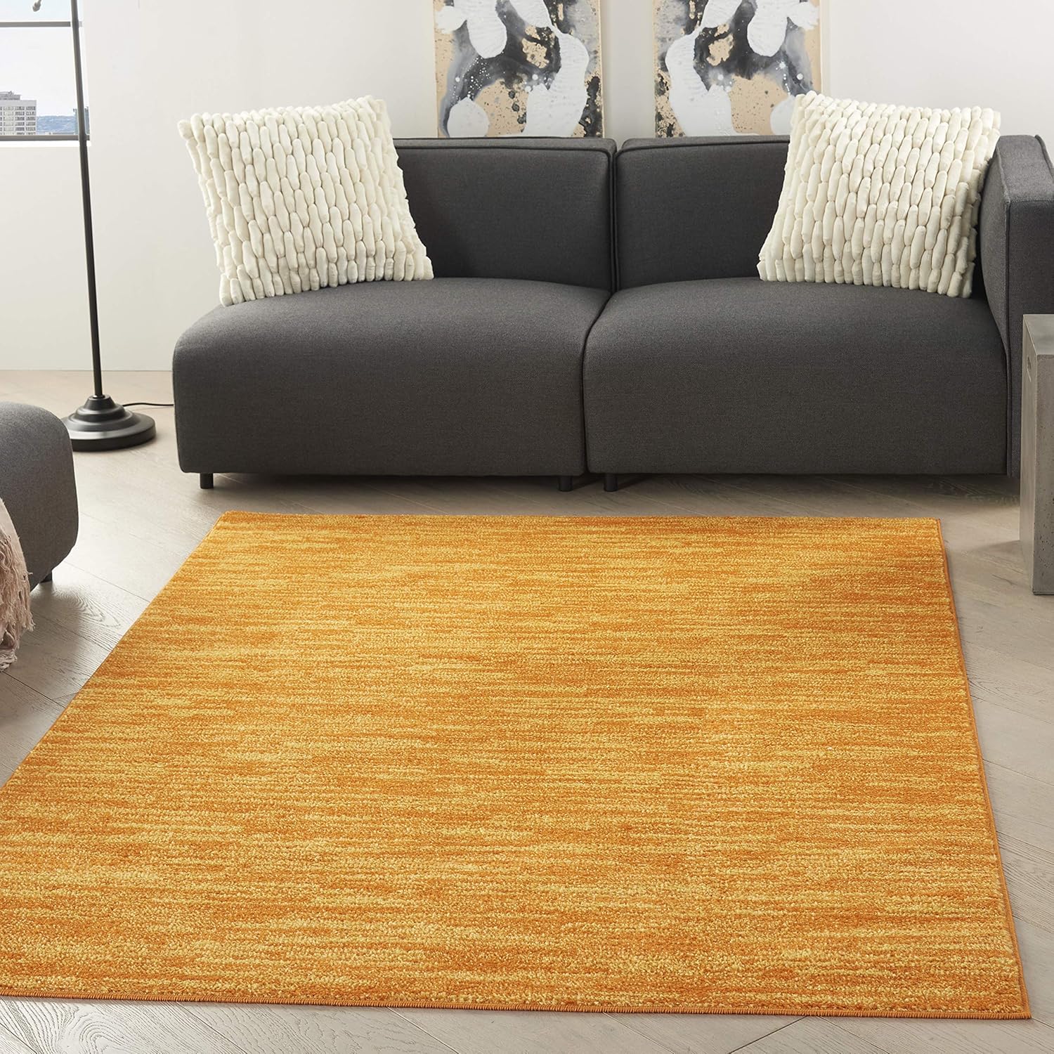 Nourison Home Essentials 4ft x 6ft Sunburst Outdoor Area Rug