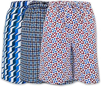 Men's Lounge Pajama Sleep Shorts with Drawstring & Pockets