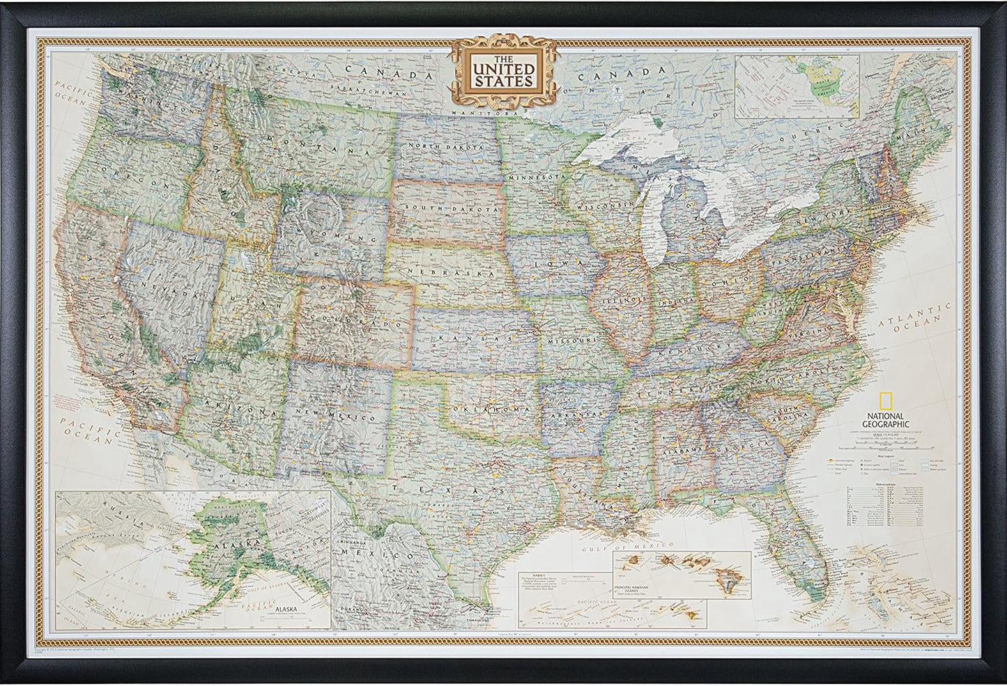 Wayfarer Push Pin Travel Map for Tracking Your Adventures