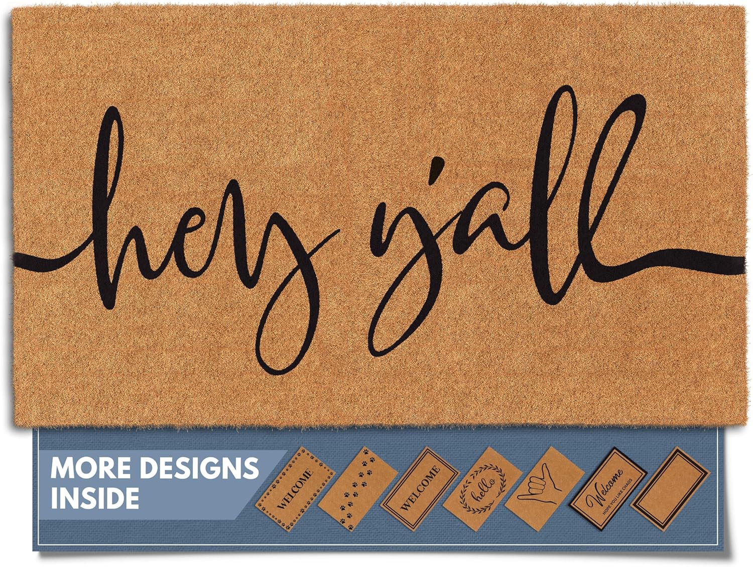 Natural Coco Coir Heavy Duty Backing Doormat for Your Home