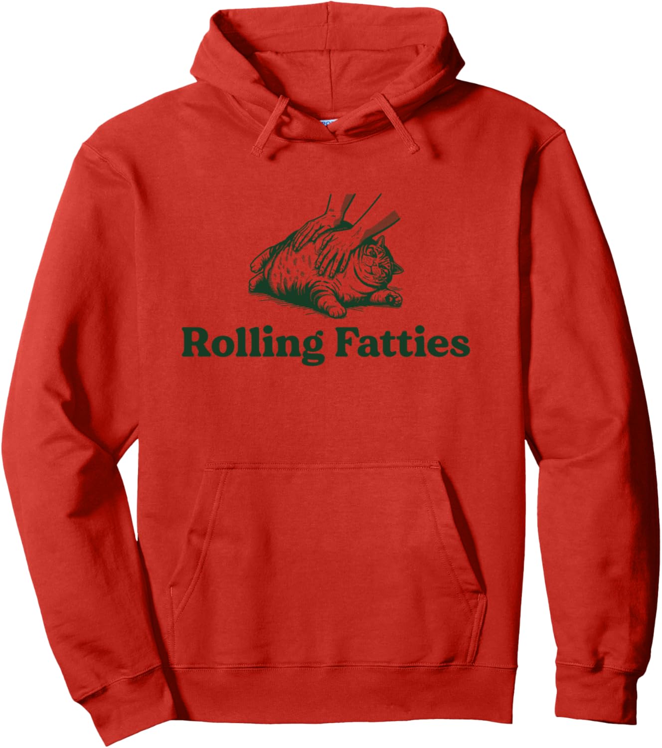 Cat Lover Hoodie: Rolling Fatties Funny & Cute!