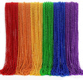 Pride Beads Necklace Pack 200PCS - Rainbow Metallic Pride Accessories