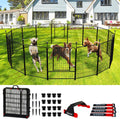 Dog Fence Outdoor for Yard by IGOOUO - Portable Playpen