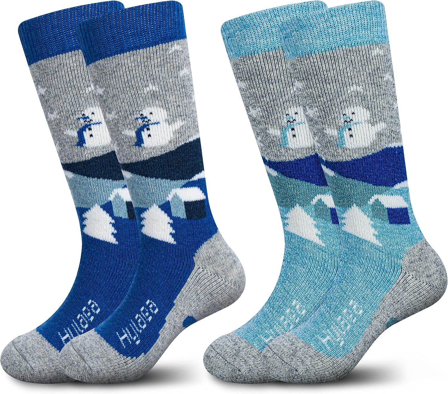 Hylaea Kids Merino Wool Ski Socks - Warm & Cozy!
