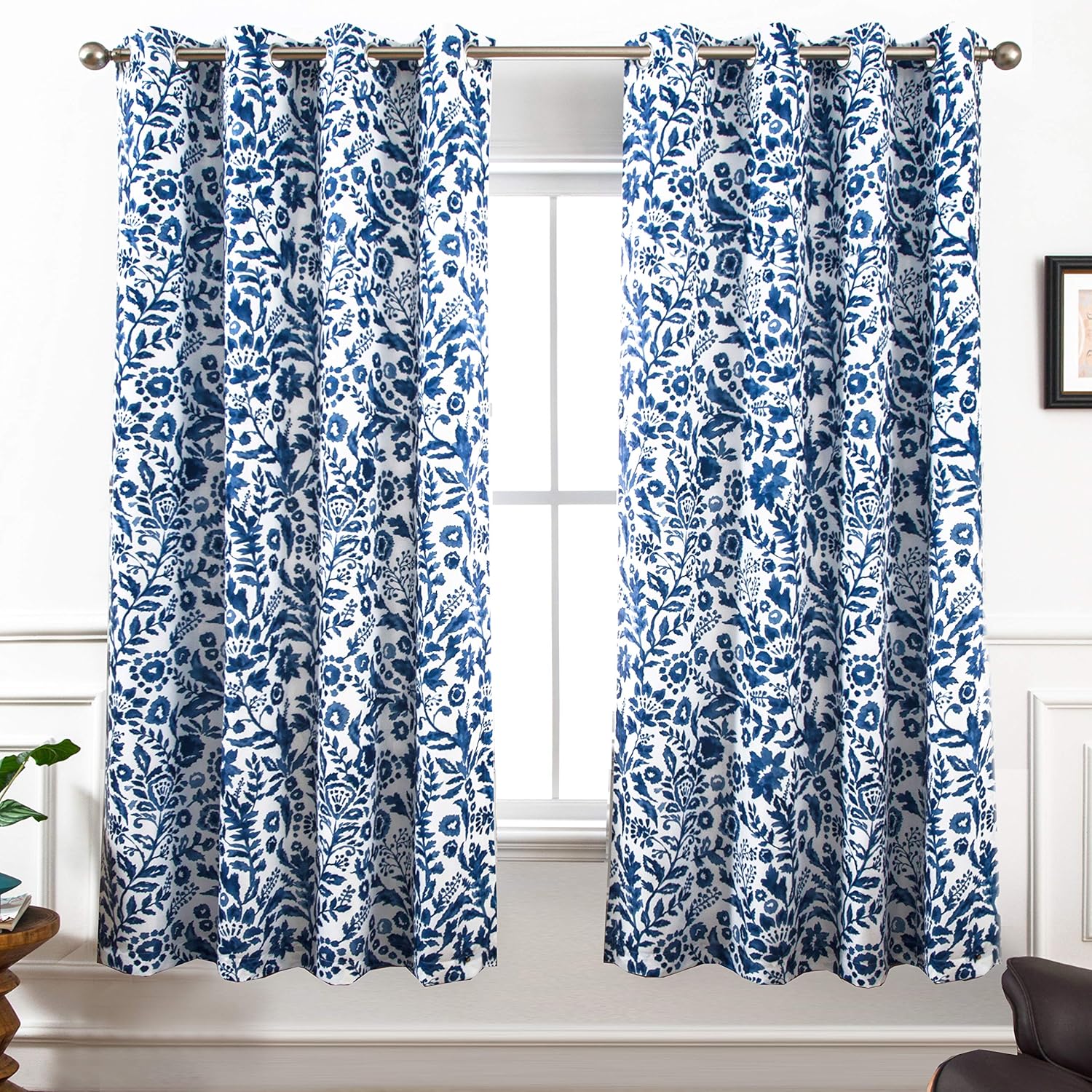 DriftAway Julia Watercolor Blackout Curtains for Stylish Rooms