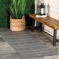 nuLOOM 2 ft x 8 ft Outdoor Performance Runner - Weather Resistant