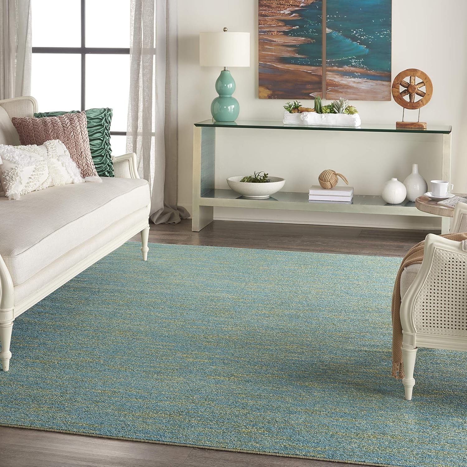 Nourison Essentials 120x168 Rectangle Fabric Area Rug Review