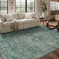 Bavni 8x10 Area Rugs for Living Room - Vintage Chenille Design