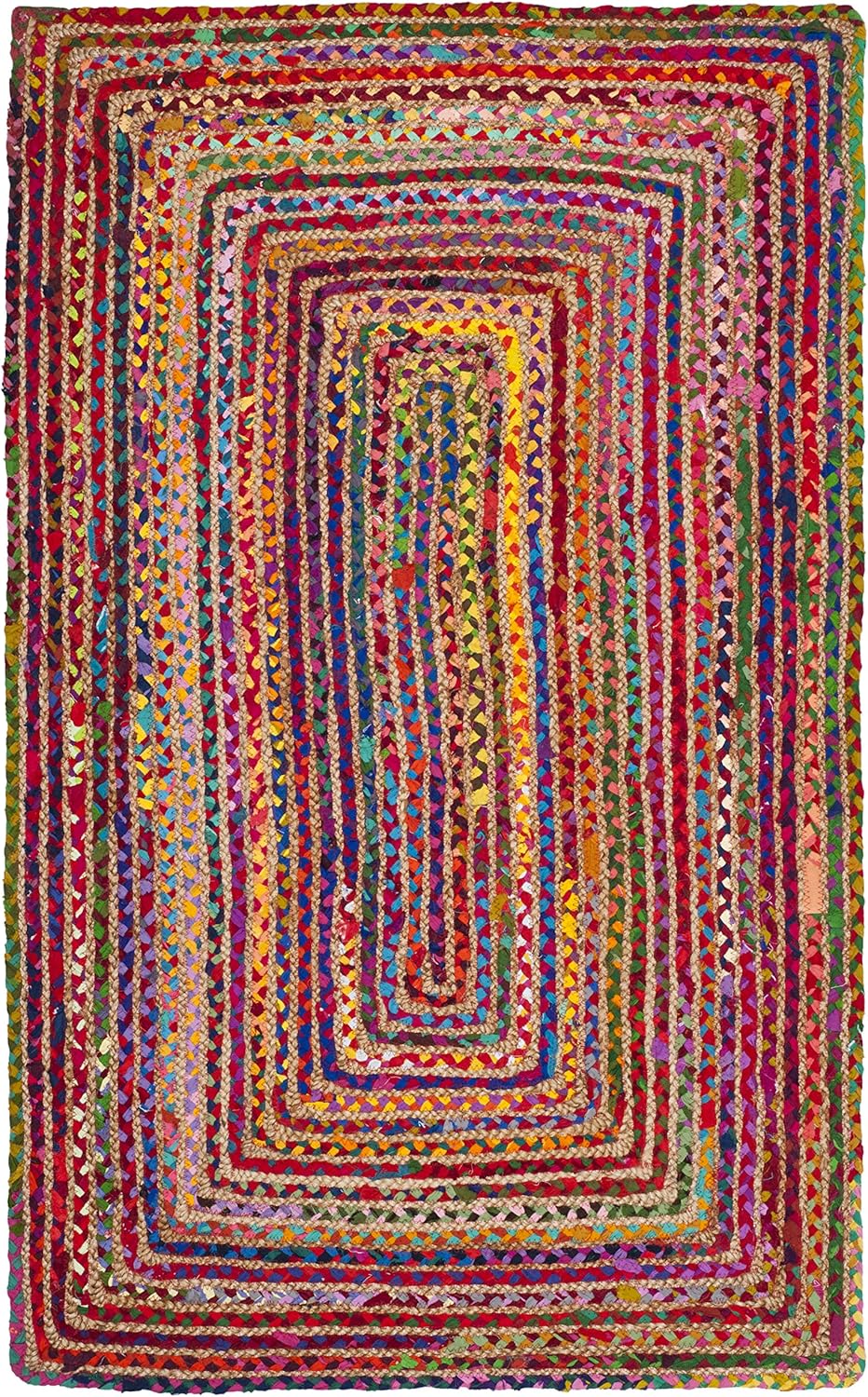Handmade Jute & Cotton Area Rug from Cape Cod Collection