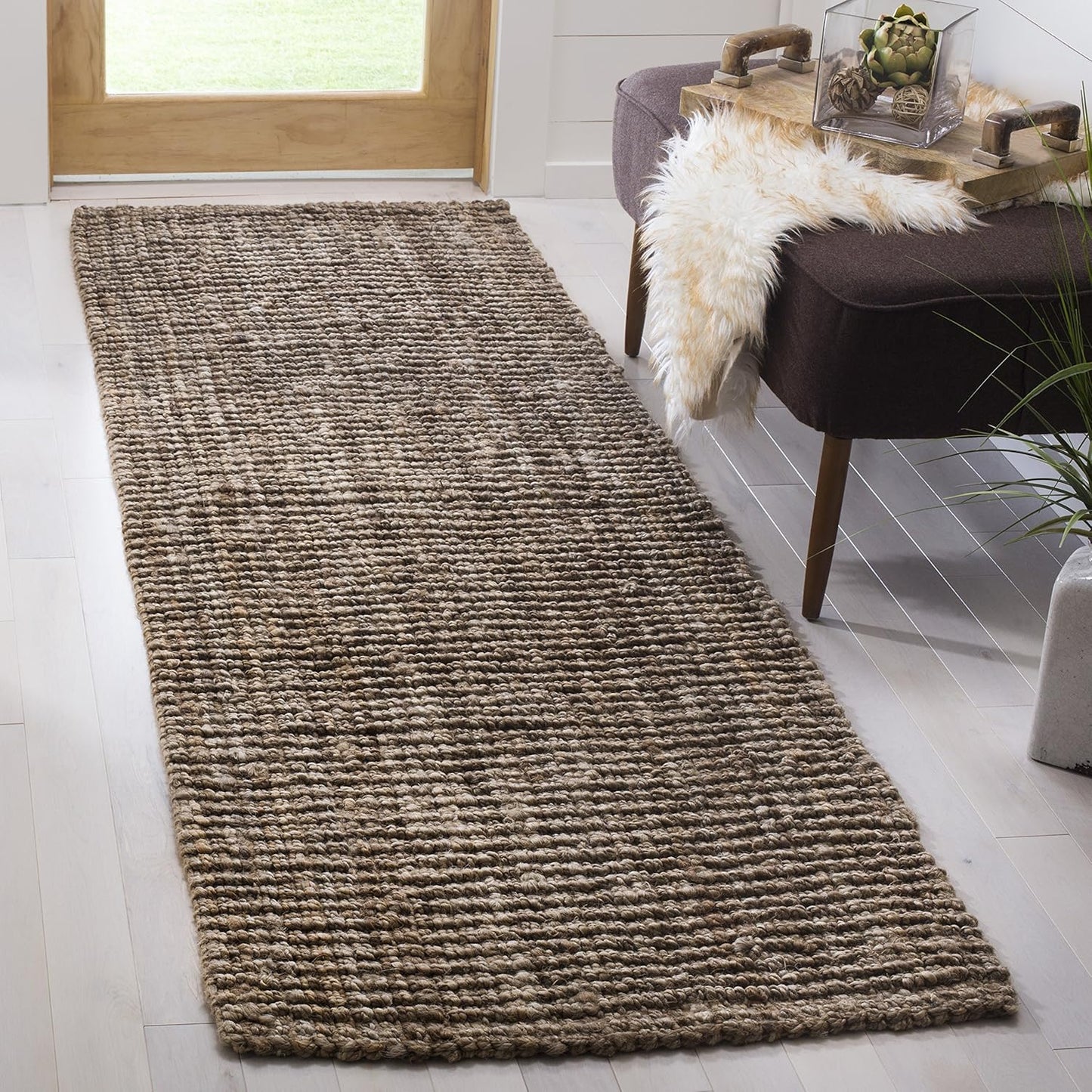 SAFAVIEH Natural Fiber Runner Rug - Handmade Jute for Farmhouse