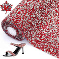 Locacrystal Bling Resin Rhinestone Sticker Sheet - High Density