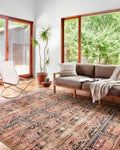 Layla Collection LAY-14 Mocha/Blush 5 ft x 7 ft Area Rug - Soft