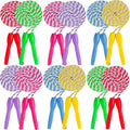 Stripe Jump Rope 7 ft for Kids & Adults - Lightweight Tangle-Free