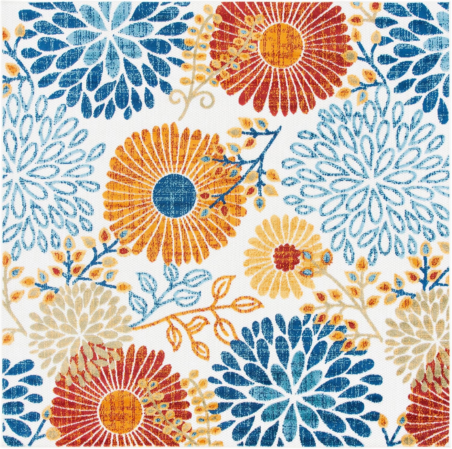 SAFAVIEH Cabana Collection Area Rug - Stylish Floral Design