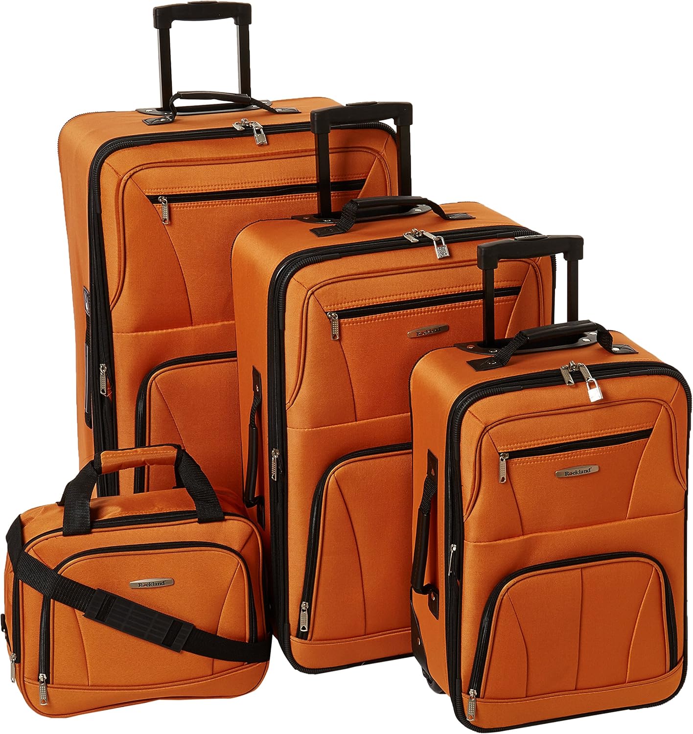 Rockland Journey Softside Luggage Set - Expandable 4-Piece Set