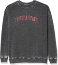 chicka-d Women's Campus Crew - Soft Burnout Fleece Pullover