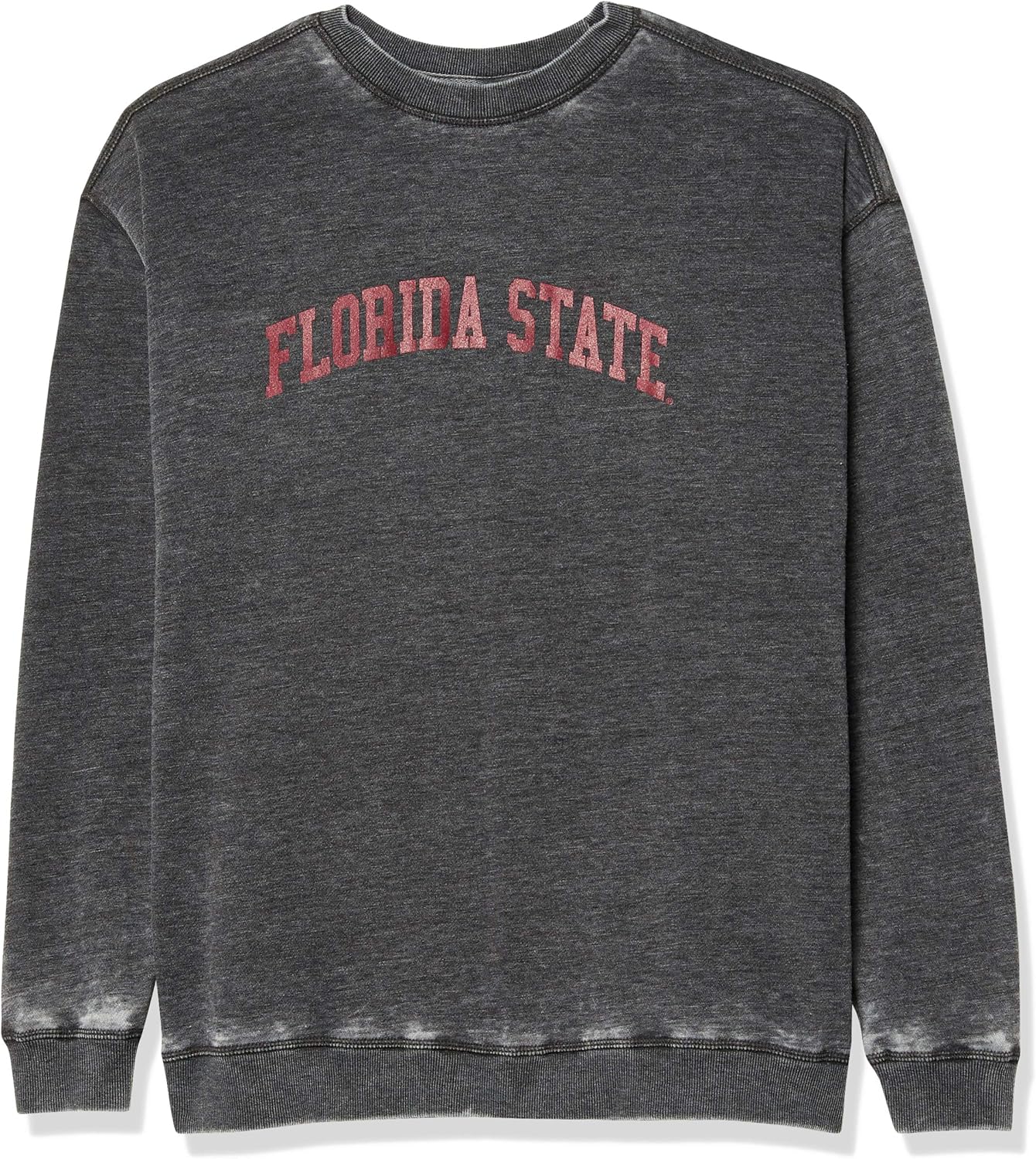Chicka-d Women's Campus Crew: Stylish Burnout Fleece Pullover