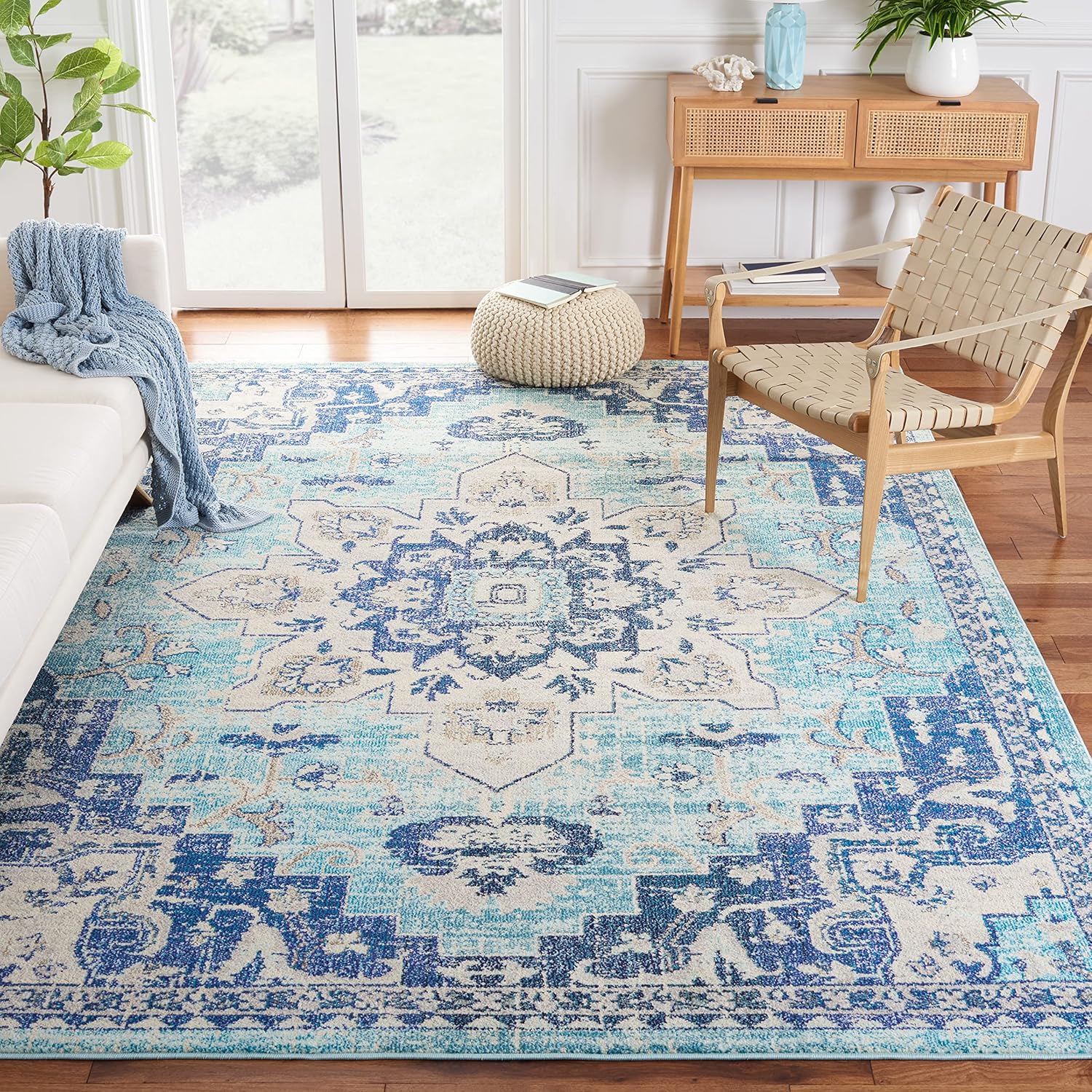 SAFAVIEH Madison Collection Area Rug - Boho Chic Design 10ft x 14ft