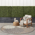Nourison Aloha Indoor/Outdoor Round Area Rug 710 - Soft, Durable Style