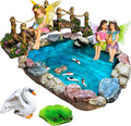 Mood Lab Fairy Garden Fish Pond Kit - Mini Bridge Set of 6 pcs