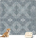 Washable Pee Pads for Dogs 72in x72in - Stylish Leak-Proof Mat