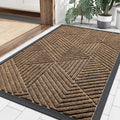 Front Door Mat Outside Entrance 36x24 in - Heavy Duty Low-Profile