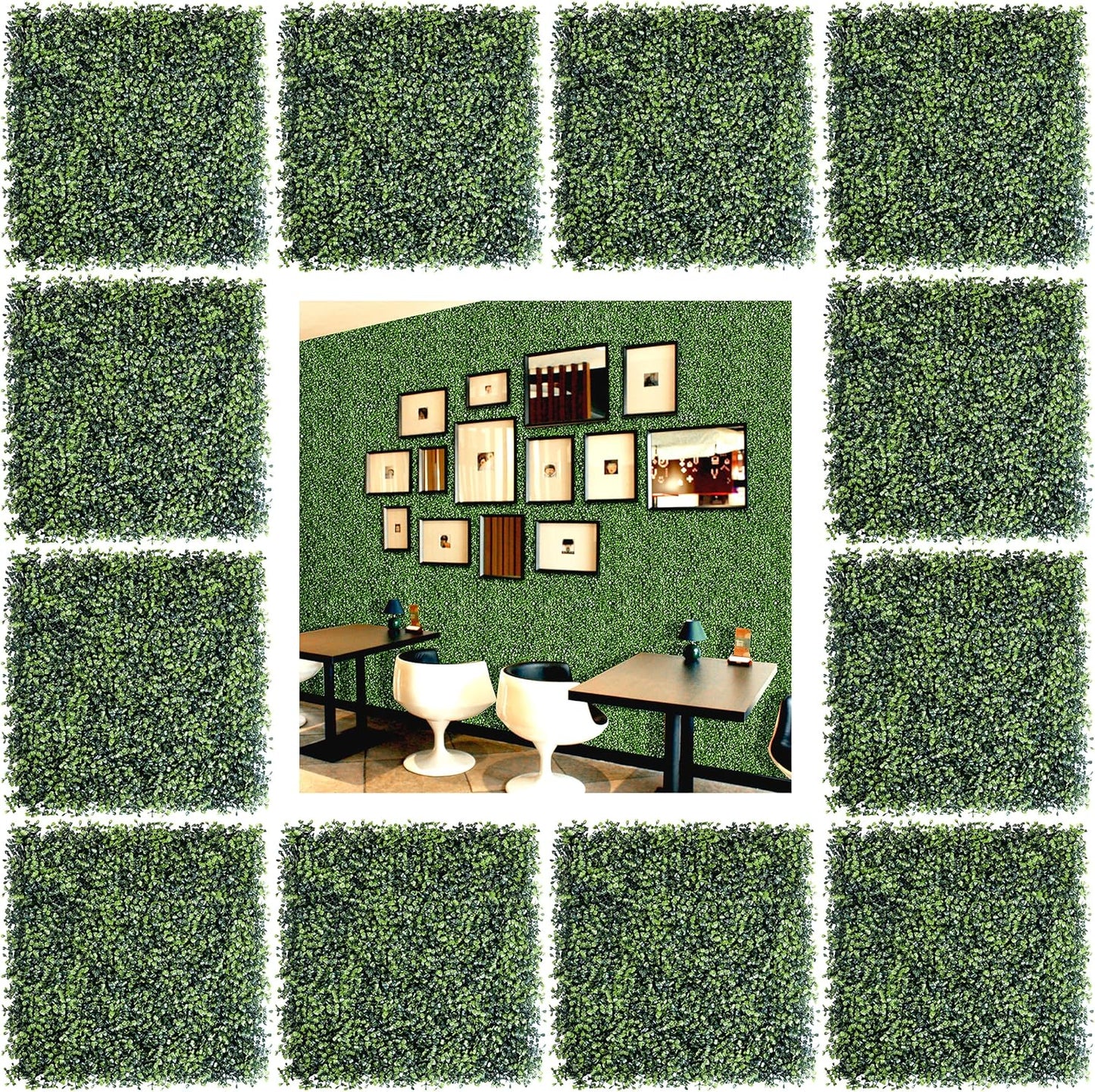 Bybeton Artificial Grass Wall Panels for Indoor Outdoor Decor