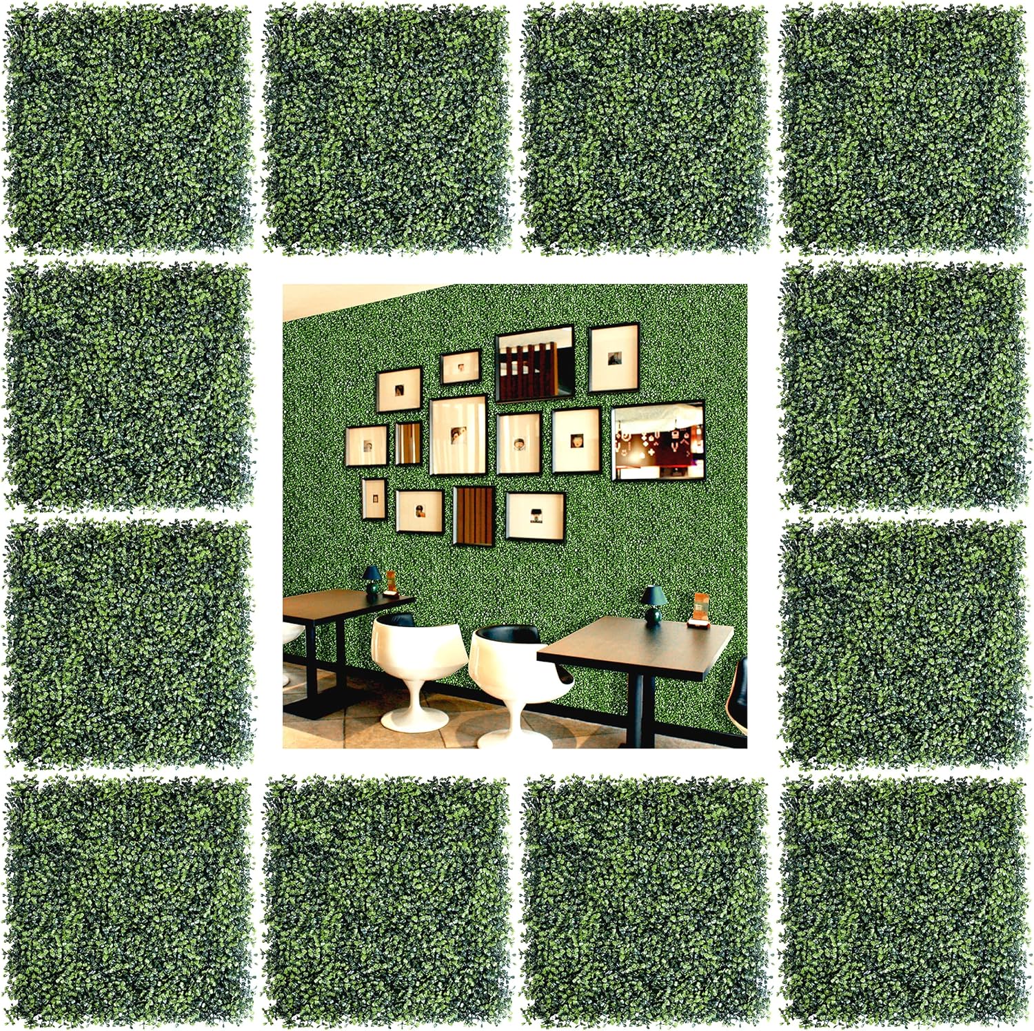 Bybeton Artificial Grass Wall Panels for Indoor Outdoor Decor