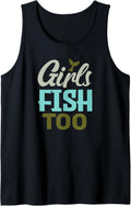 Reel Girls Fish too Fly Fishing Tank Top for Women - Hot Spot