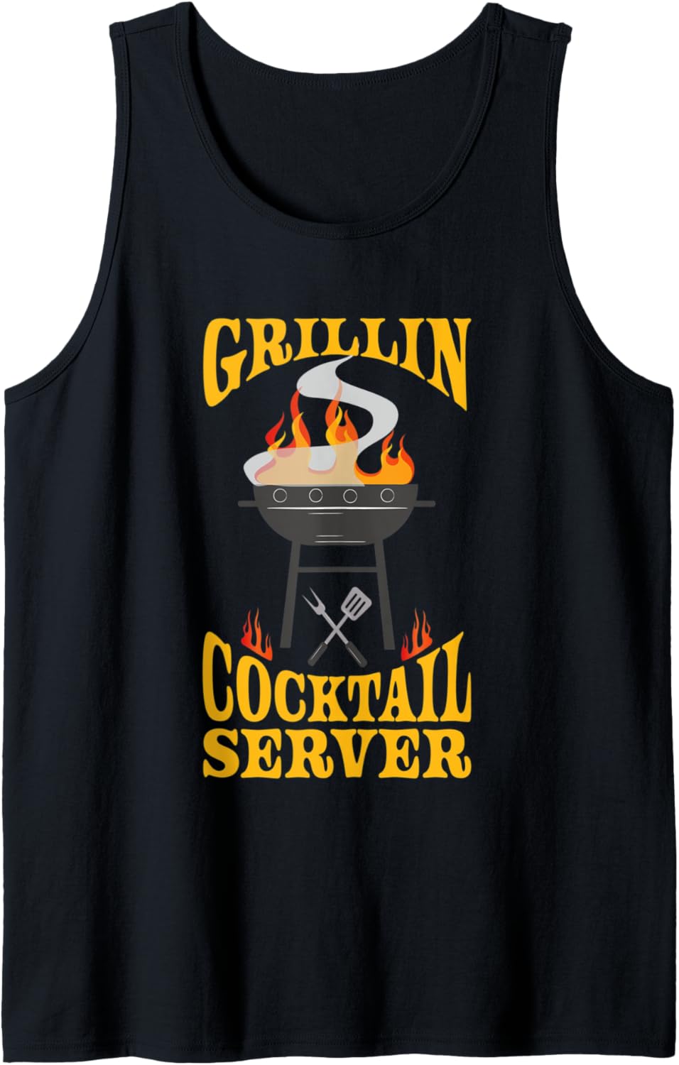 Cocktail Server BBQ Grill Tank Top